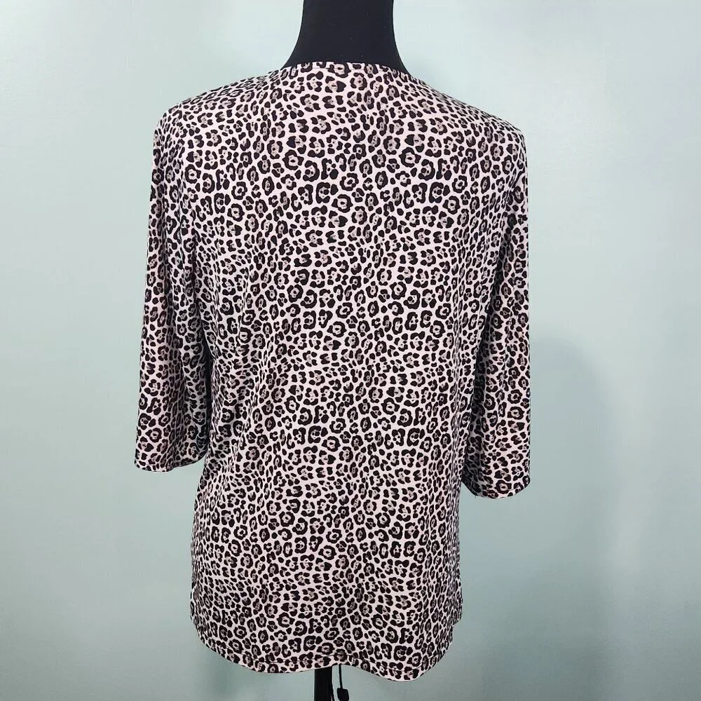 Michael Kors animal print blouse Medium Lot I